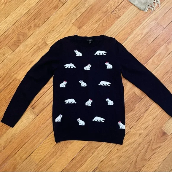 Talbots Polar Bear Sweater Cute!!!!!!! - Picture 2 of 5